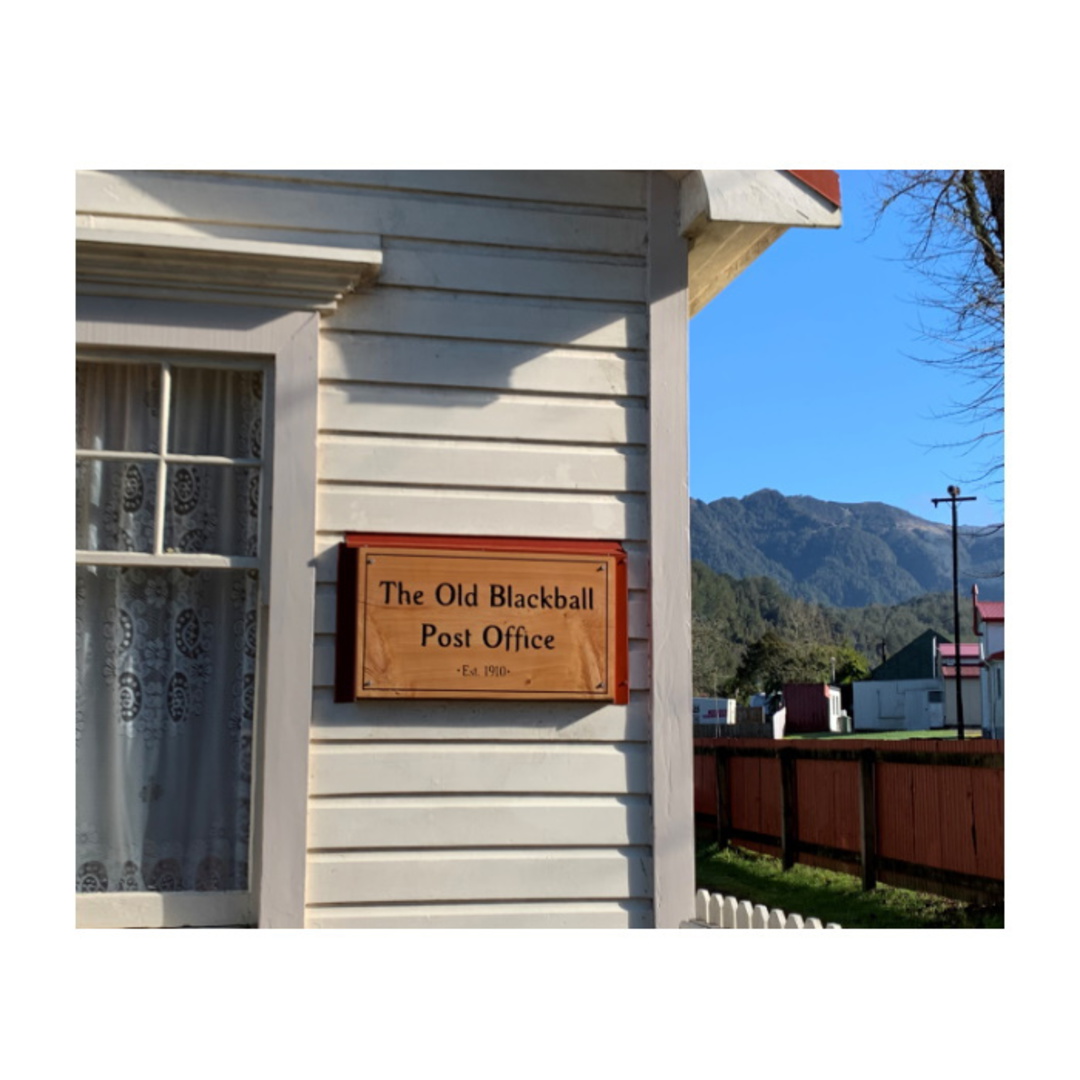 Macrocarpa 'The Old Blackball Post Office' Sign image 1